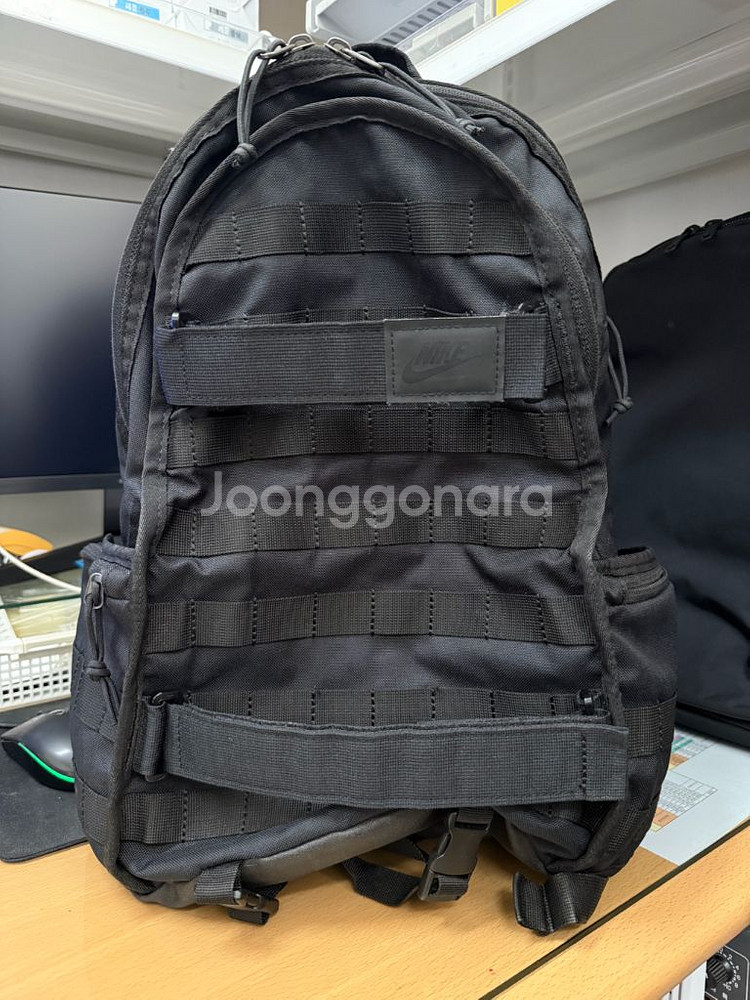 나이키 RPM 올블랙 백팩--0