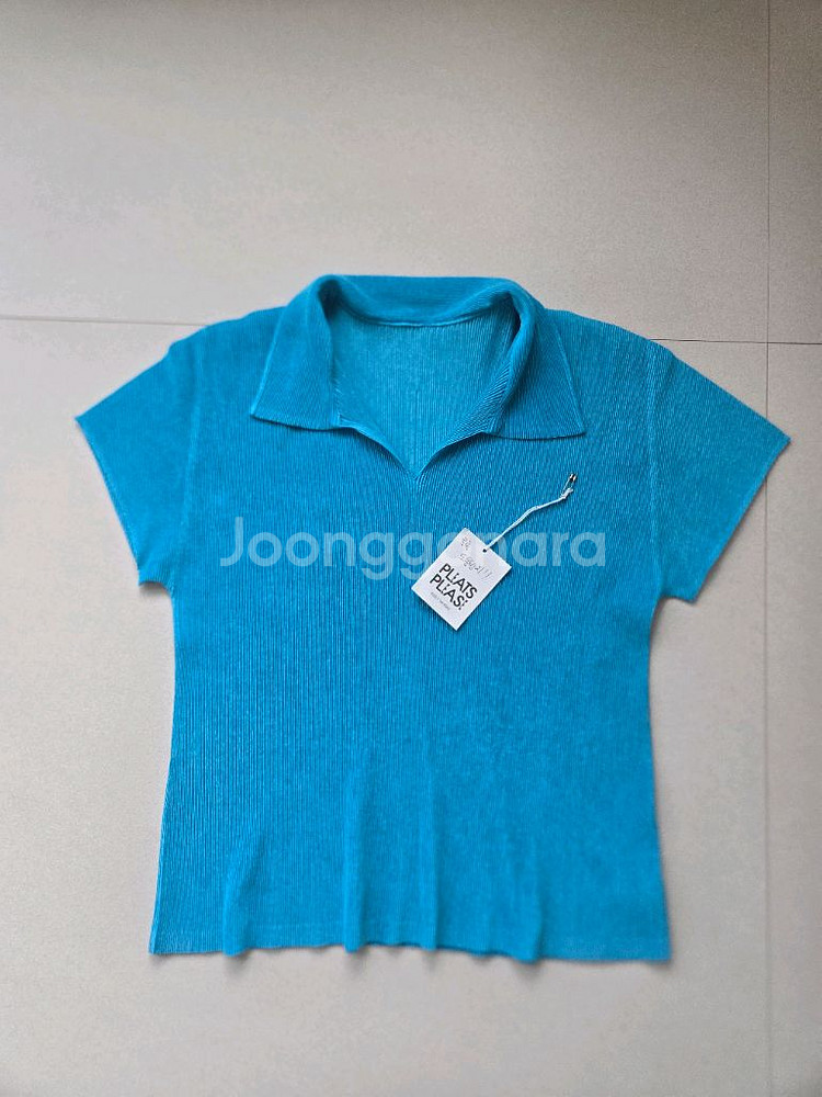 플리츠플리즈 카라탑 블루 3사이즈--0