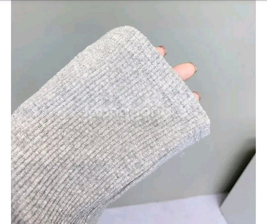 버튼 골지 후드 롱원피스 2종--5