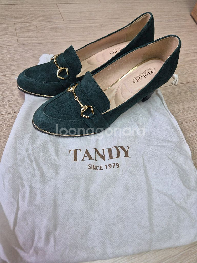 탠디 여성 스웨이드 로퍼 245mm--0