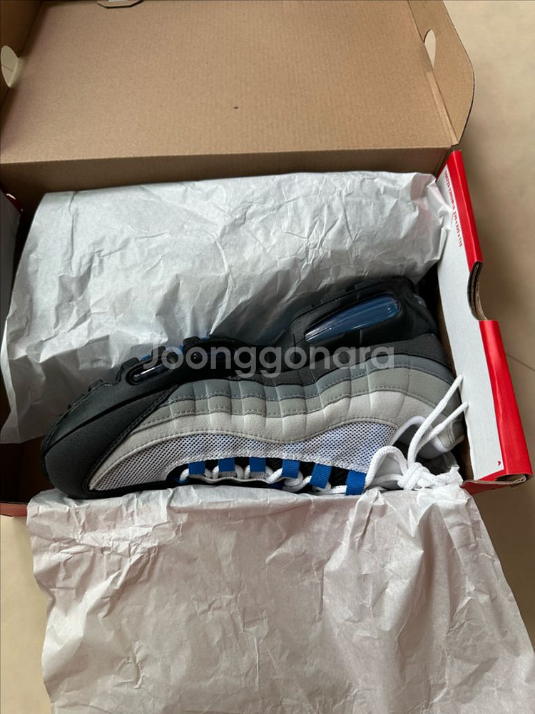 나이키 에어맥스95 OG 빅버블 블루스파크 270mm--4