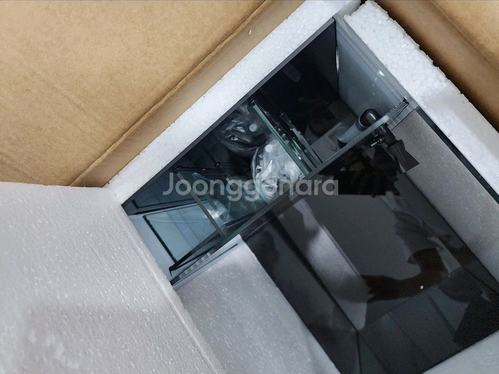 미미네아쿠아 올디아망 45직사각 배면섬프 수조 어항--2