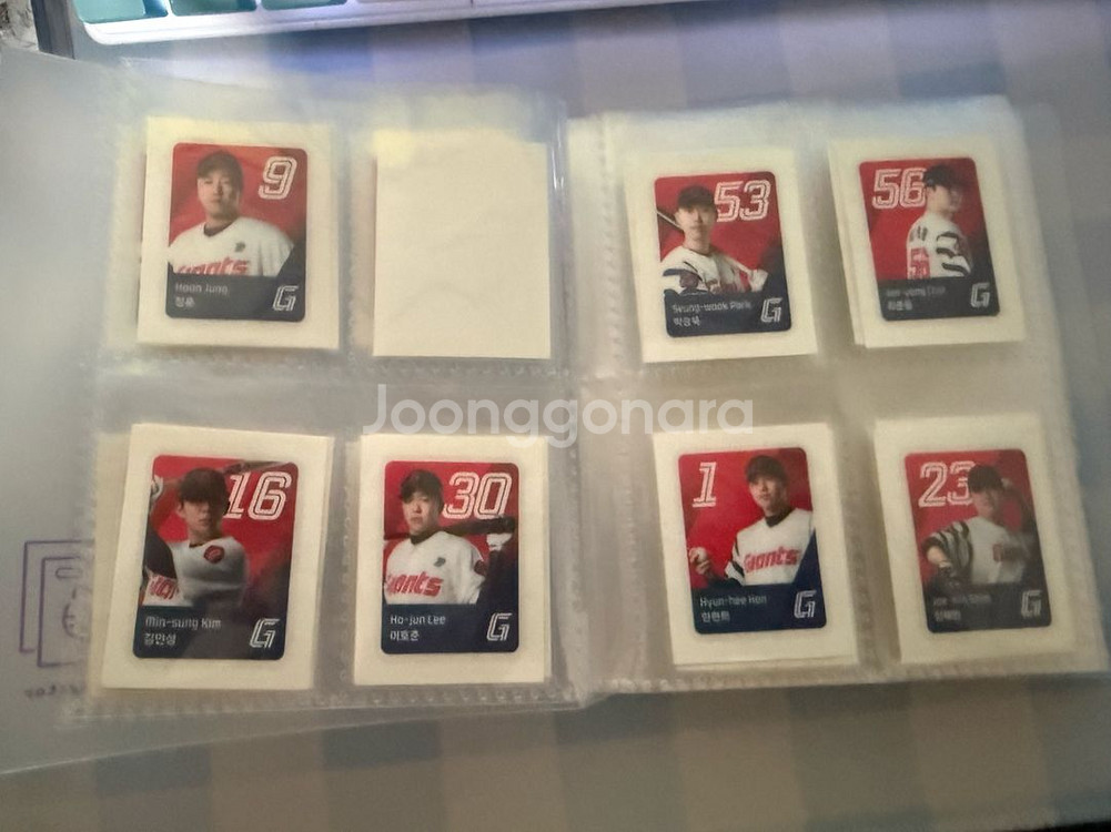 롯데자이언츠 띠부씰 판매합니다!--2