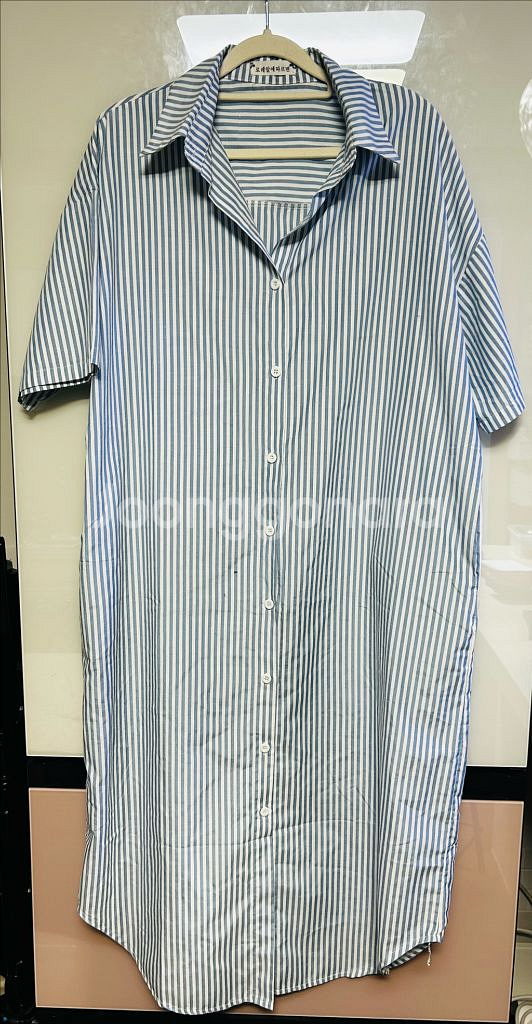 스트라이프 셔츠 원피스 판매합니다.--1