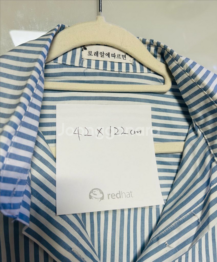 스트라이프 셔츠 원피스 판매합니다.--4