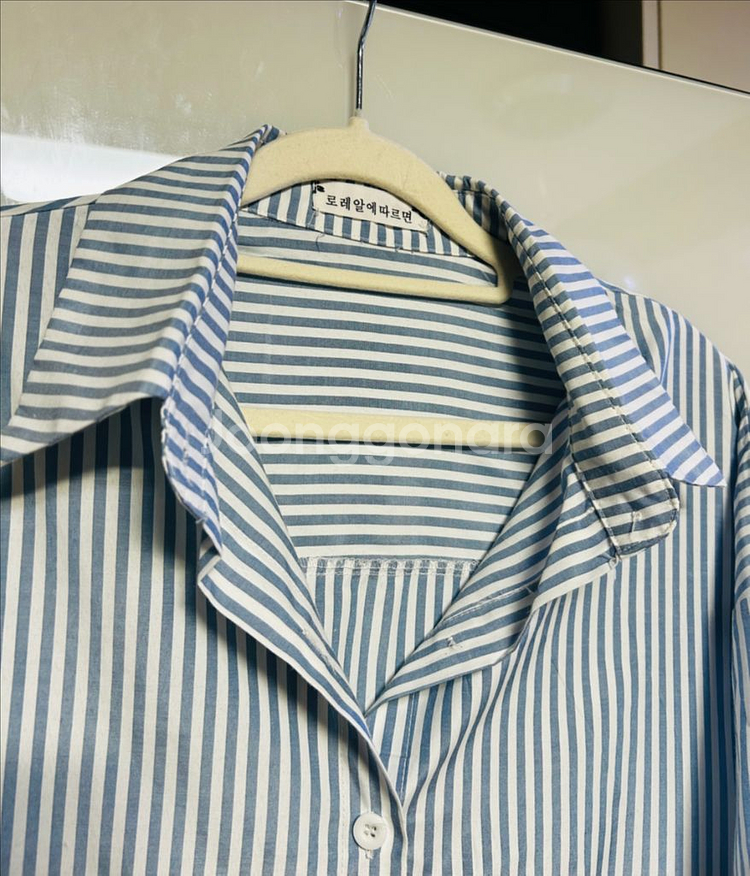 스트라이프 셔츠 원피스 판매합니다.--3