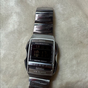CASIO FUTURIST 진동 알람 메탈 빈티지 시계