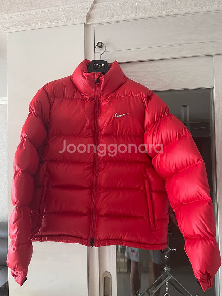 나이키 X 드레이크 녹타 선셋 퍼퍼 자켓 레드L--0