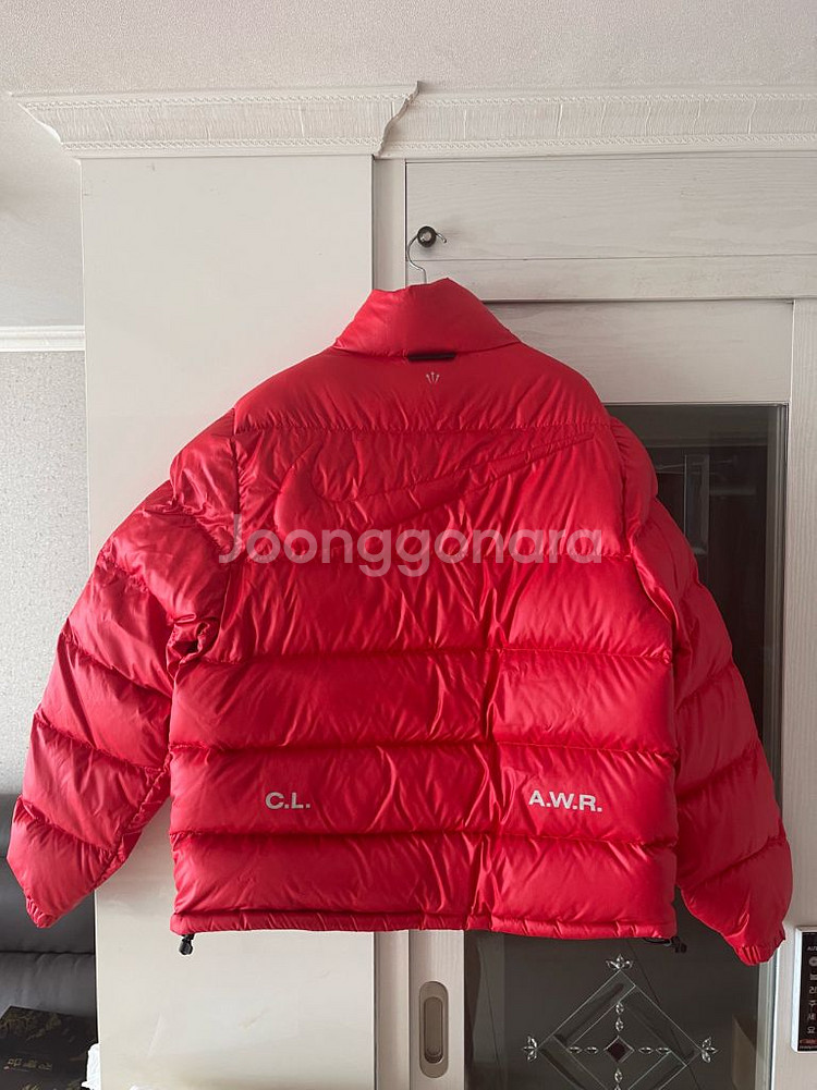 나이키 X 드레이크 녹타 선셋 퍼퍼 자켓 레드L--1