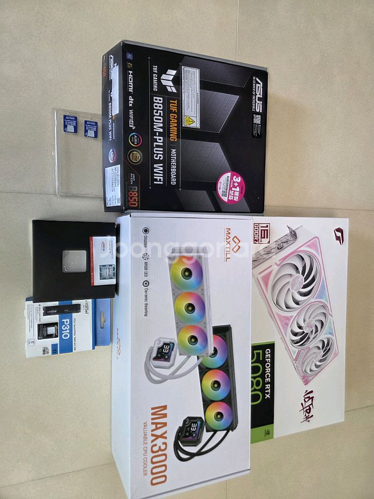 9800x3d, b850m wifi, rtx5080--1