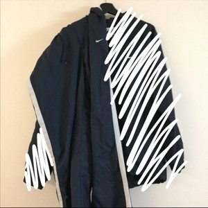 남녀공용 대대장 나이키 트레이닝 밴딩 바지 네이비