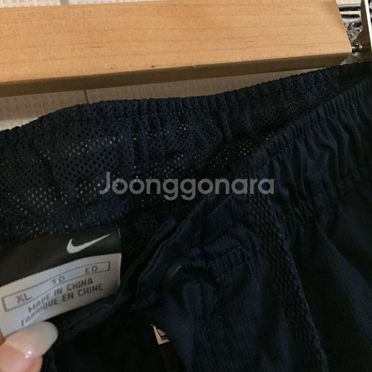 남녀공용 대대장 나이키 트레이닝 밴딩 바지 네이비--8