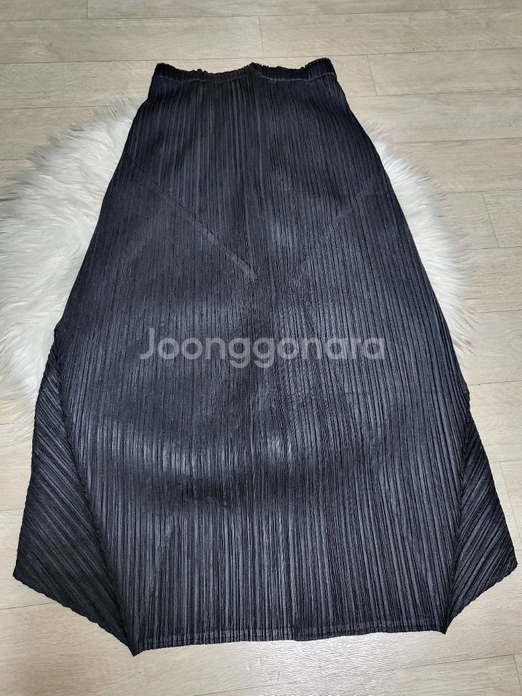 플리츠플리즈 스커트 시커 바텀2 스커트 블랙 3사이즈--4