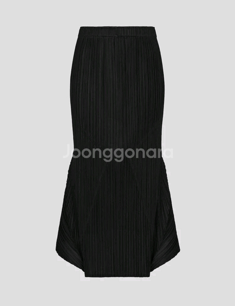 플리츠플리즈 스커트 시커 바텀2 스커트 블랙 3사이즈--0