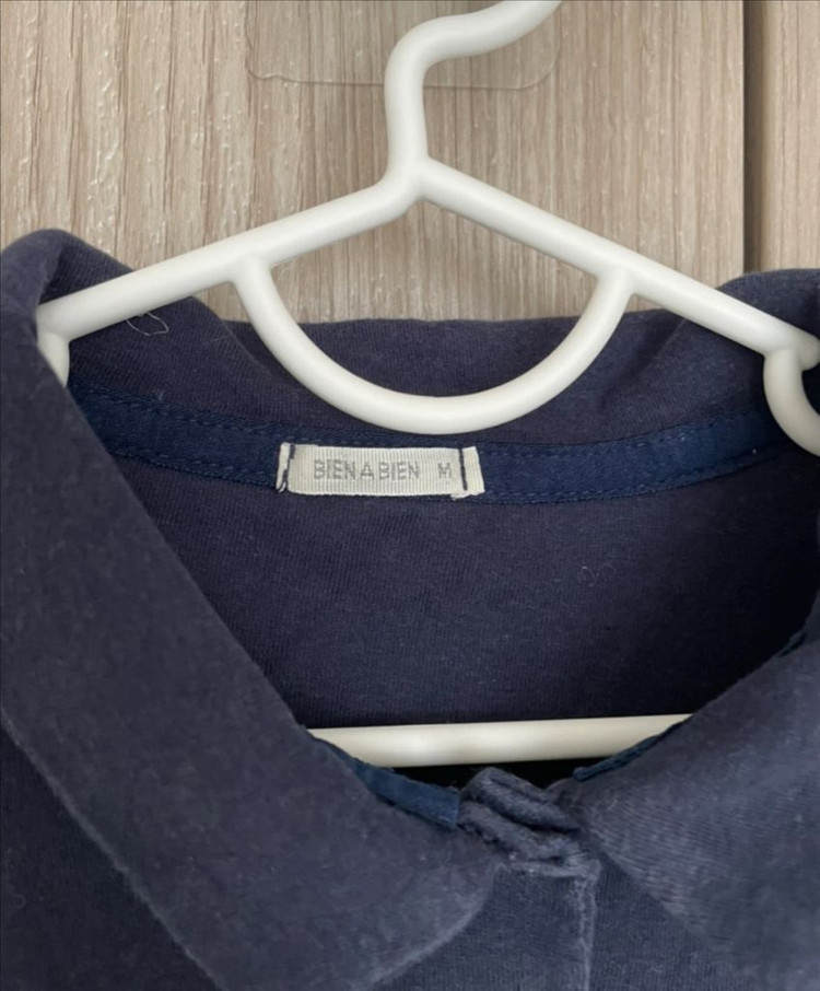 키즈 BIENABIEN 카라넥 긴팔 티셔츠 M(2개일괄--4