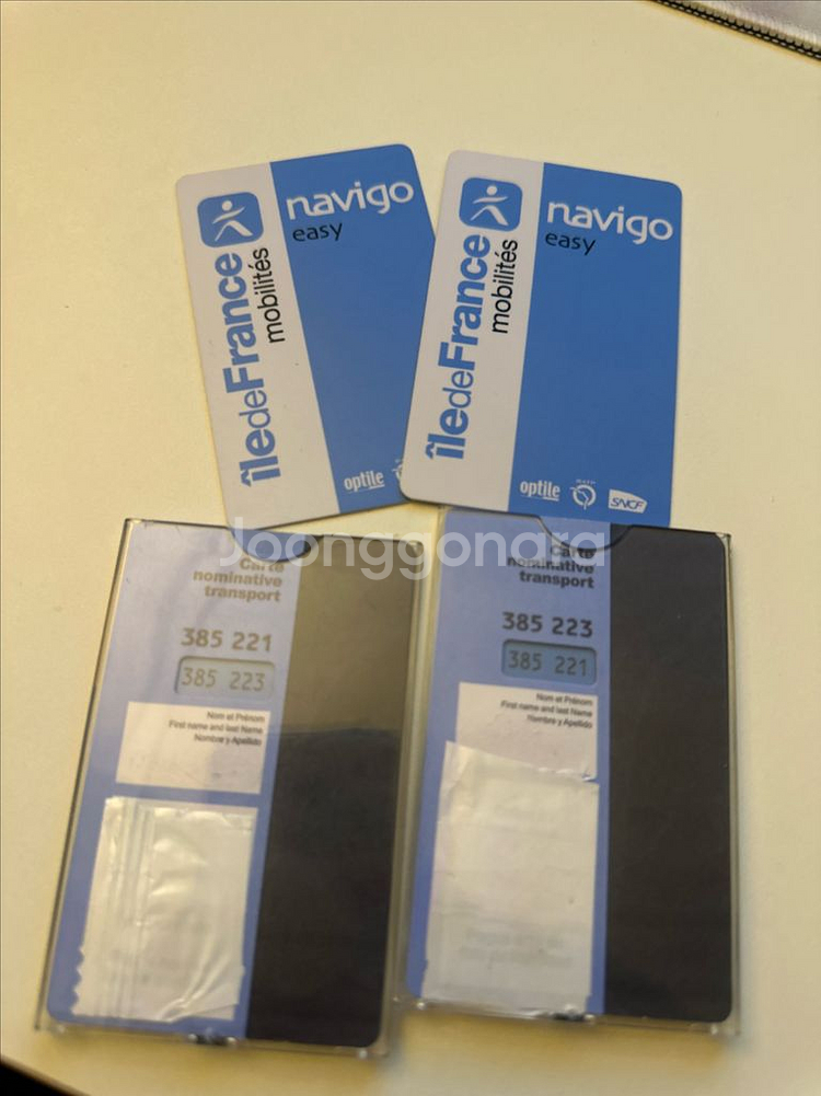 나비고 이지/데쿠베르트 파리 교통권--0