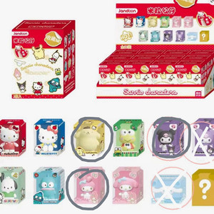 산리오 쌀알 피규어 폼폼푸린 쿠로미 마이멜로디