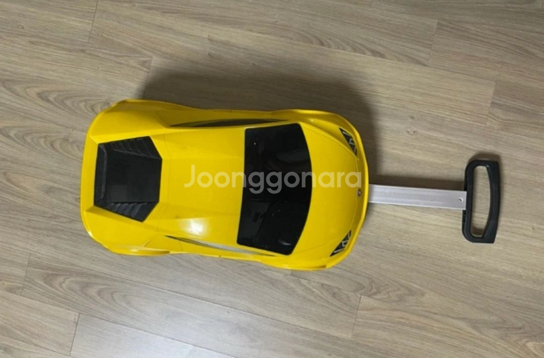 노란색 자동차 캐리어 (키즈캐리어(람보르기니)--2
