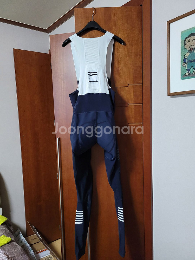 라파 프로팀 윈터 타이츠 위드패드 ll 네이비/화이트--1