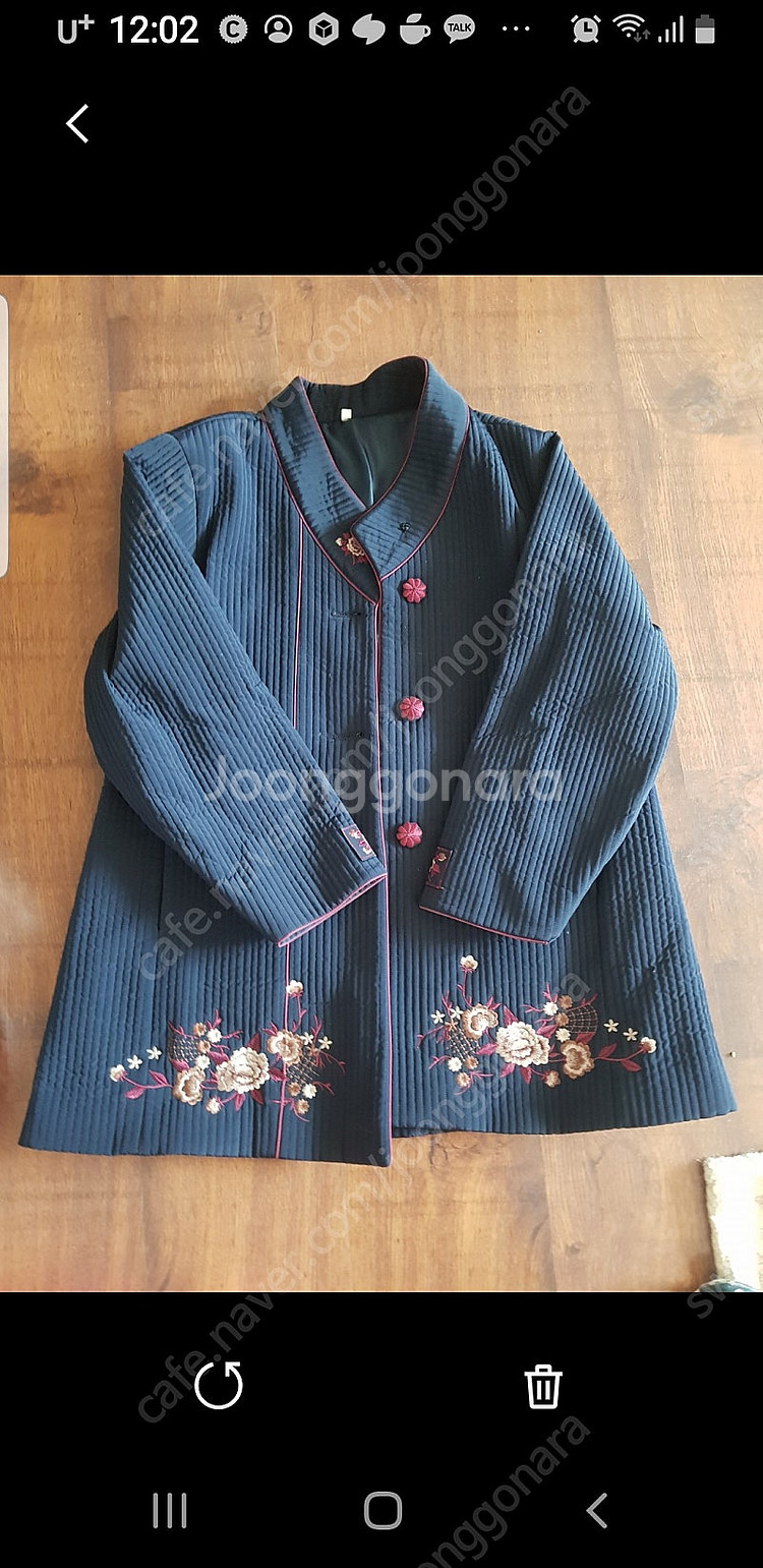 절복 개량한복 4개 스커트 누빔--0