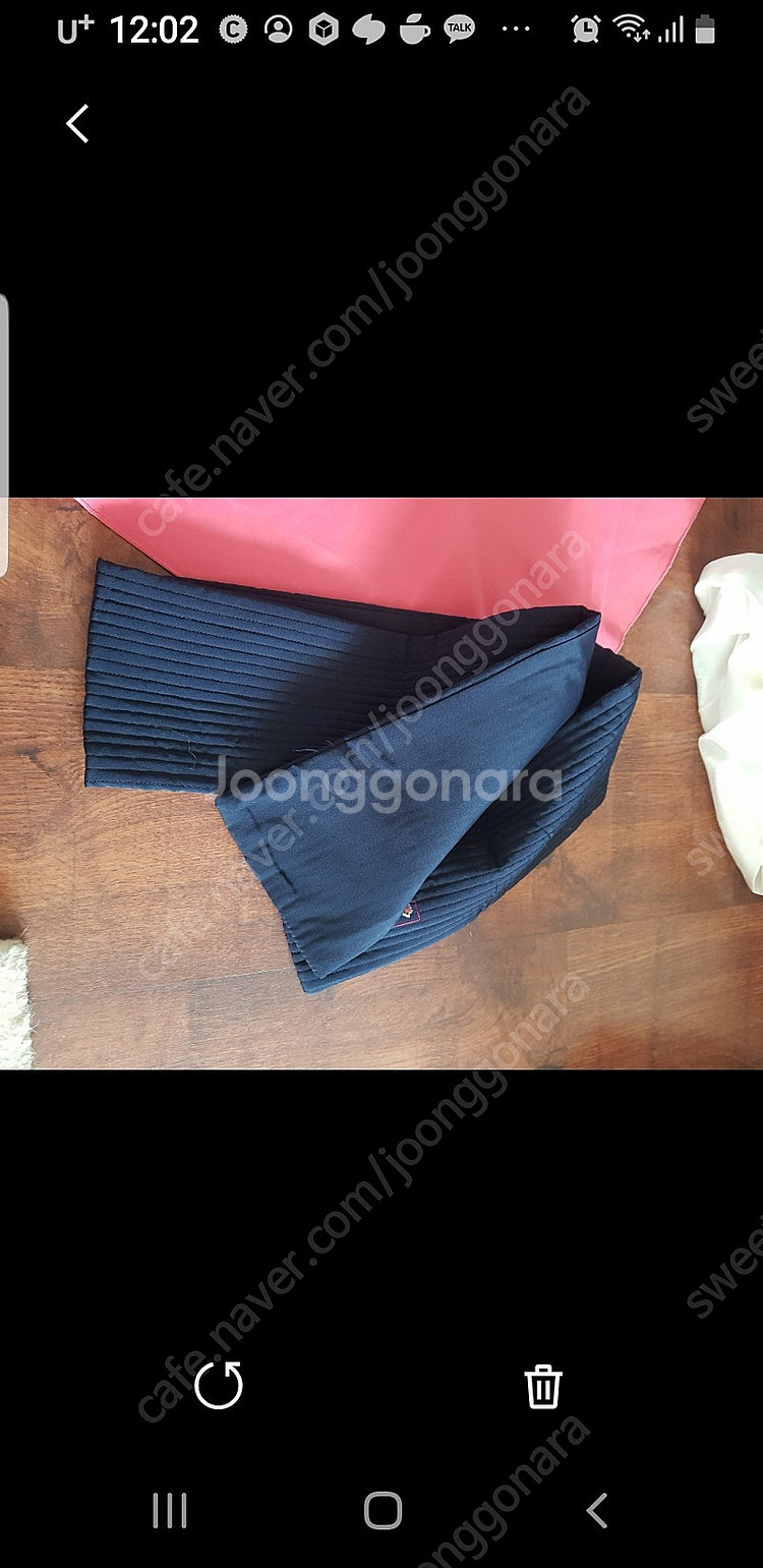 절복 개량한복 4개 스커트 누빔--1