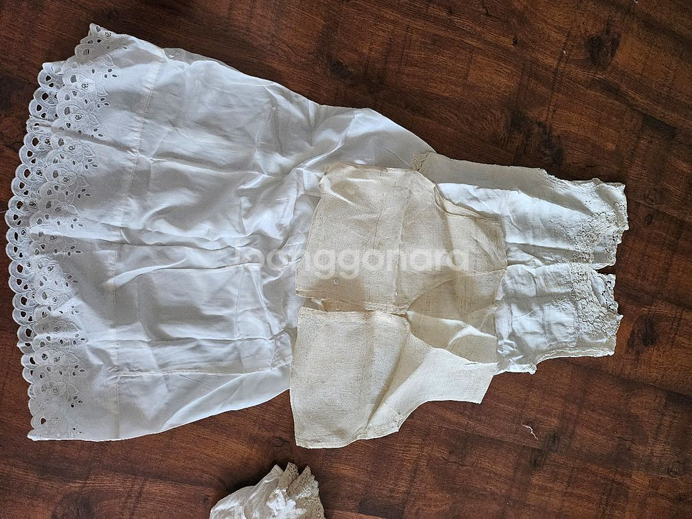 절복 개량한복 4개 스커트 누빔--8