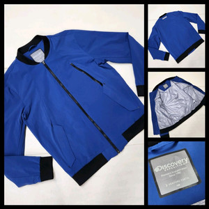 정품 디스커버리 남성 캐주얼 집업 자켓 블루종 100