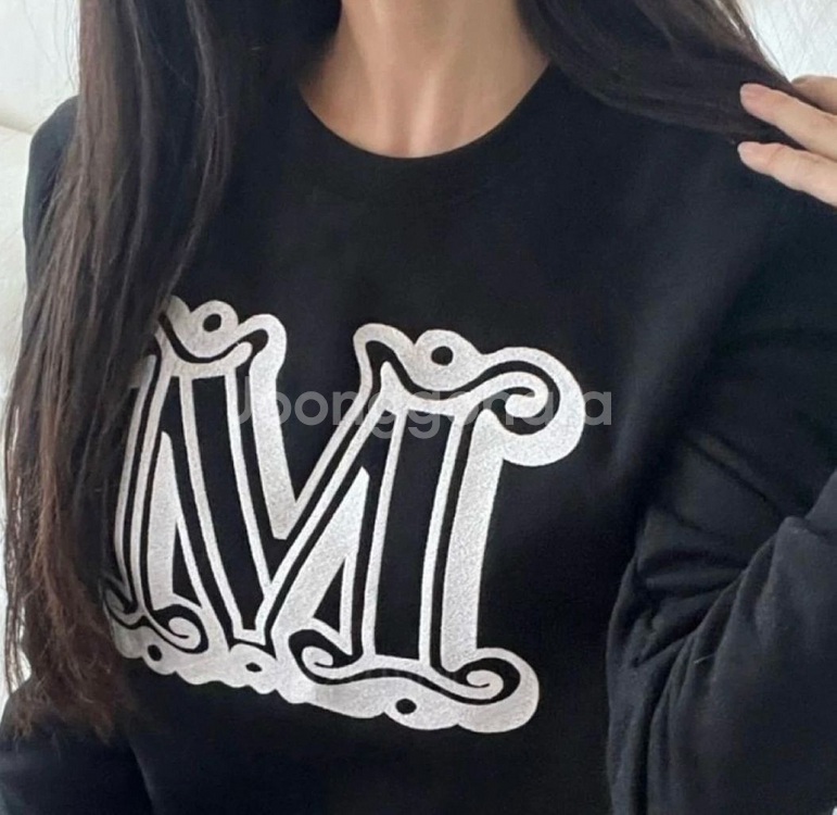 M자수 기모 맨투맨 수입의류--1