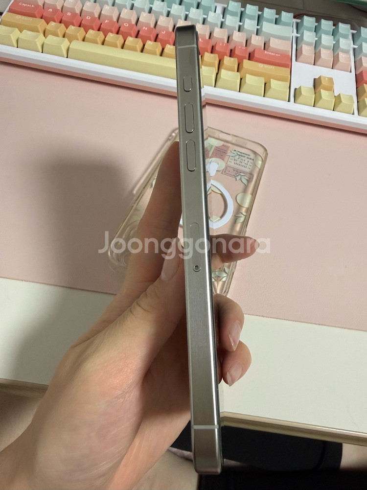 아이폰15프로맥스 512기가 화이트티타늄--2