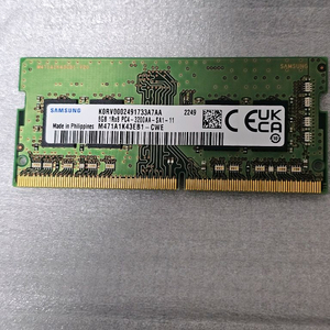 PC4 3200. 8GB 삼성,노트북용