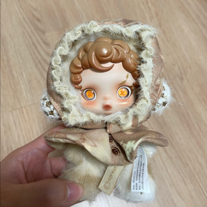 정품/정가이하) 팝마트 키링 스컬판다 빛의정원 호박