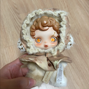 정품/정가이하) 팝마트 키링 스컬판다 빛의정원 호박