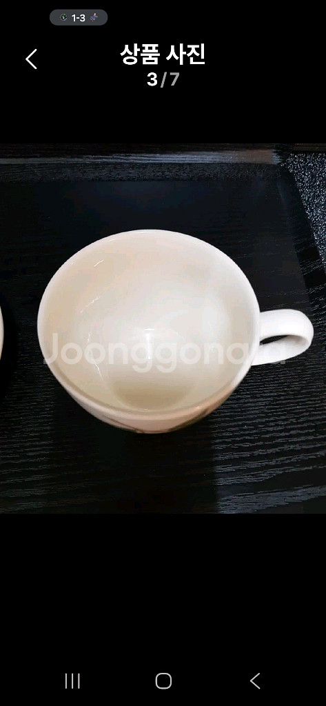 새상품) *영국산 웨지우드 사라스가든 찻잔 2인조 일괄--2