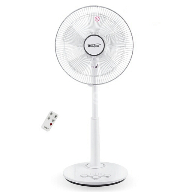 14형 화이트 스탠드 리모컨 선풍기 새제품 무료배송--0
