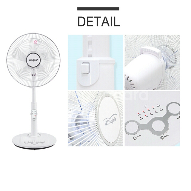 14형 화이트 스탠드 리모컨 선풍기 새제품 무료배송--3