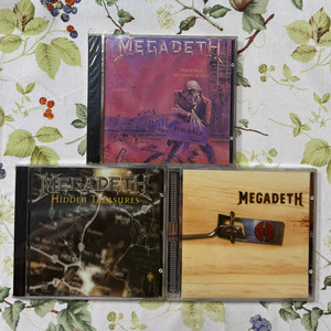메가데스 (MEGADETH) 시디 모음 -미개봉-