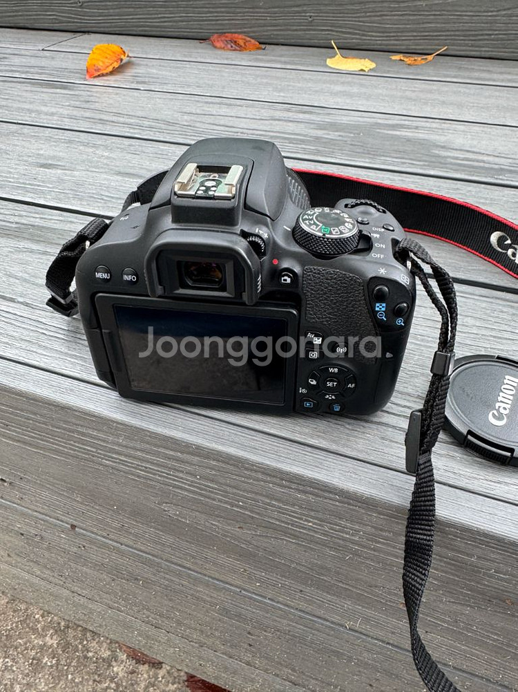 캐논 eos 800d+전용케이스+끈+메모리+충전기--2
