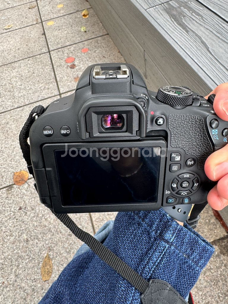 캐논 eos 800d+전용케이스+끈+메모리+충전기--6