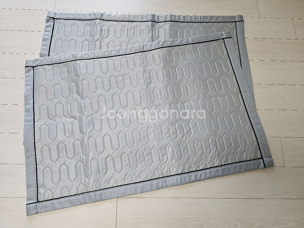 여름용 냉감실크 쿨 베개커버2개(새상품)--0