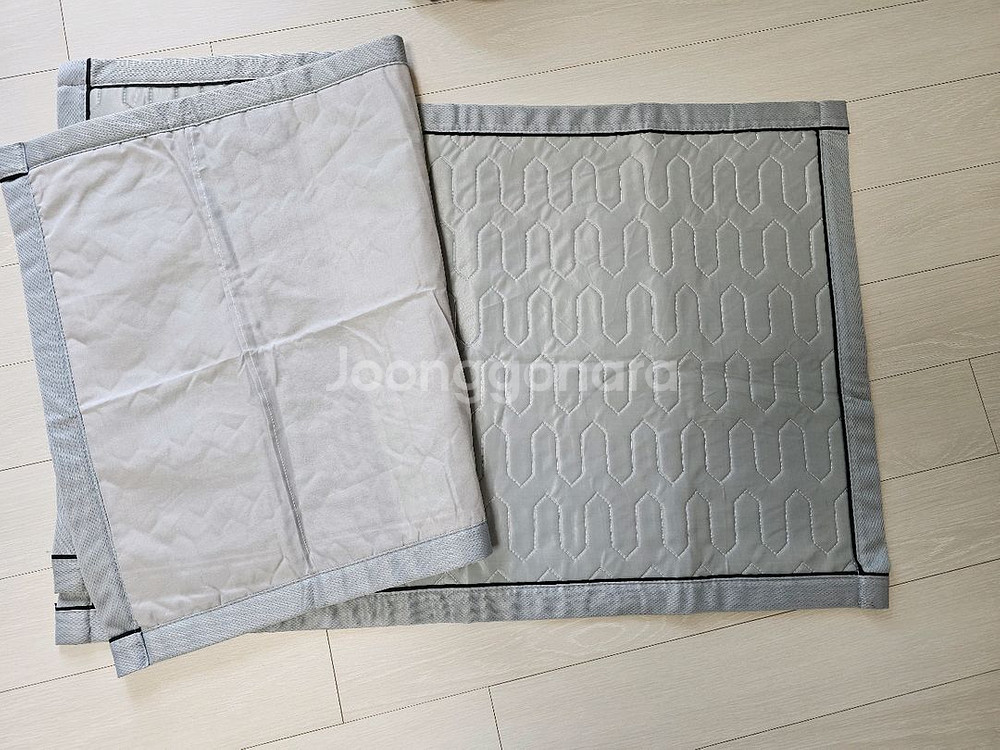 여름용 냉감실크 쿨 베개커버2개(새상품)--1