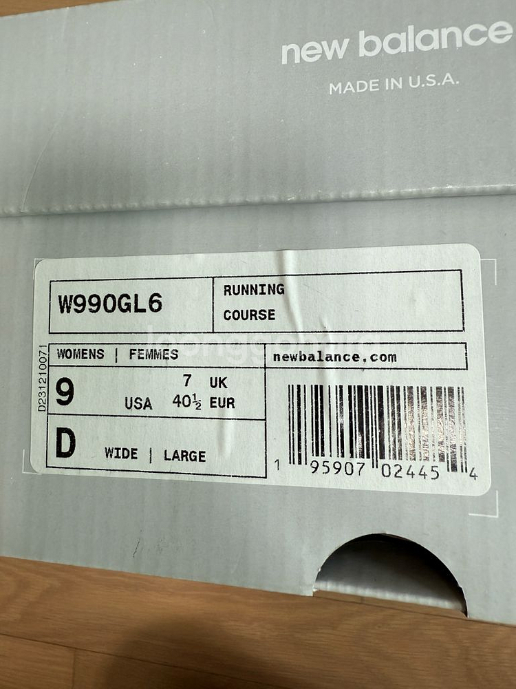 [260] 뉴발란스 우먼스 990v6 그레이 D 와이드--1