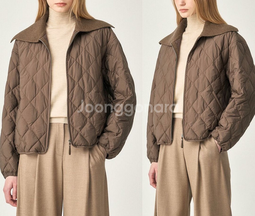 더캐시미어 경량패 딩3컬러--1