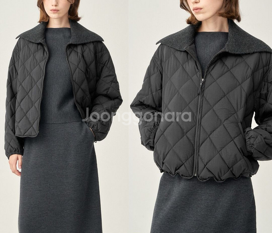 더캐시미어 경량패 딩3컬러--2