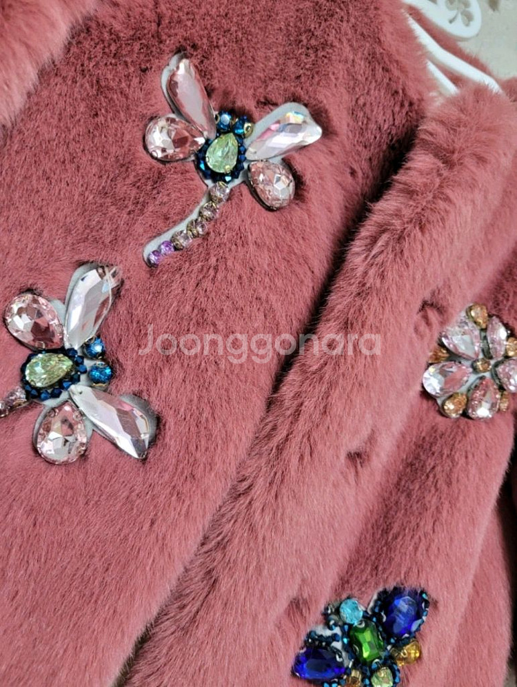 르 모티브 키즈 에코퍼 쥬얼리 롱 코트 4-5y--5