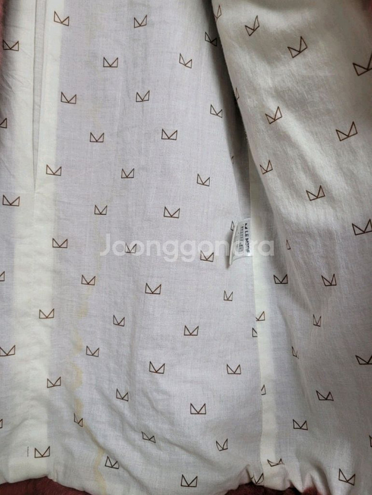 르 모티브 키즈 에코퍼 쥬얼리 롱 코트 4-5y--7