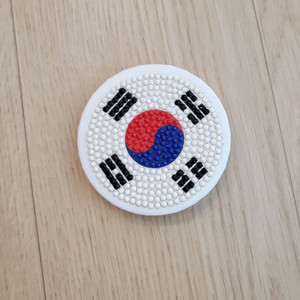 [새상품]핸드메이드 휴대용 손거울 (태극기,미니거울)