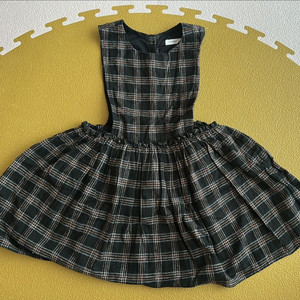 동그라미 에이프런 원피스 L