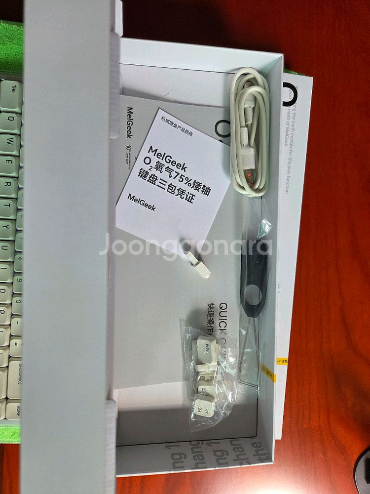 MelGeek O2 로우프로파일 맥북휴대용 키보드--5