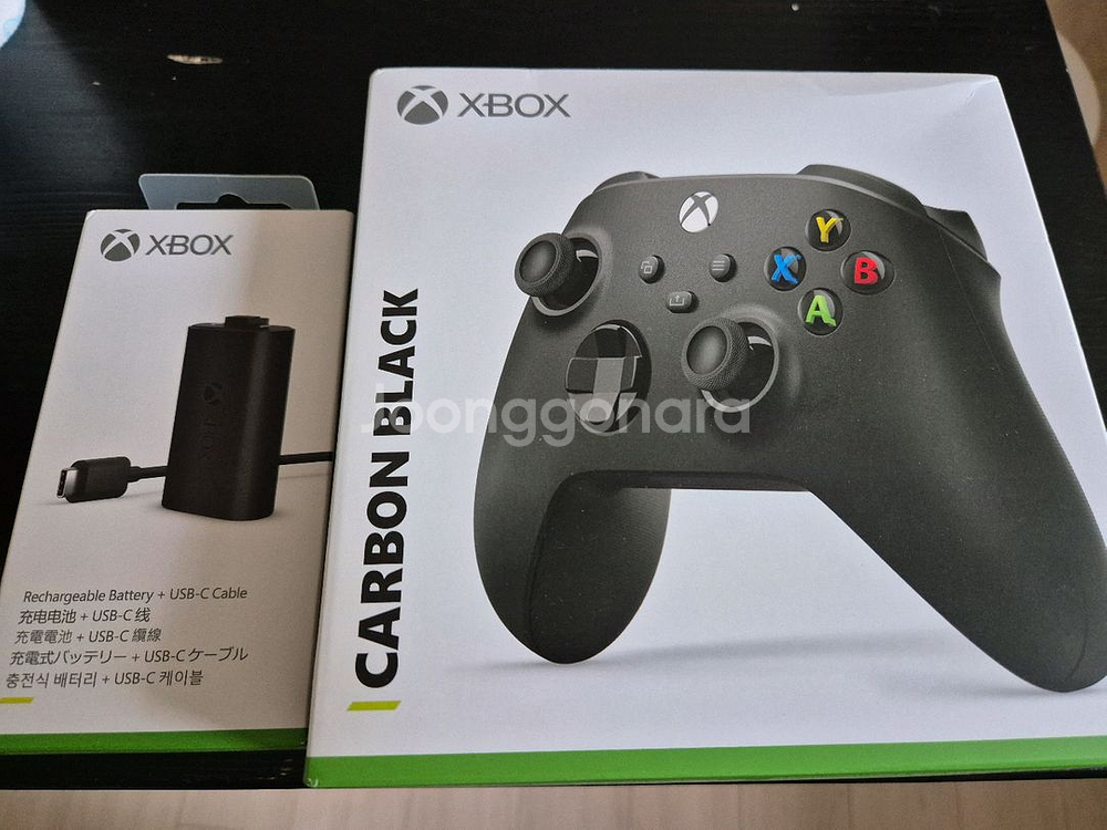 XBOX 4세대 패드+정품 배터리 세트 판매합니다.--0