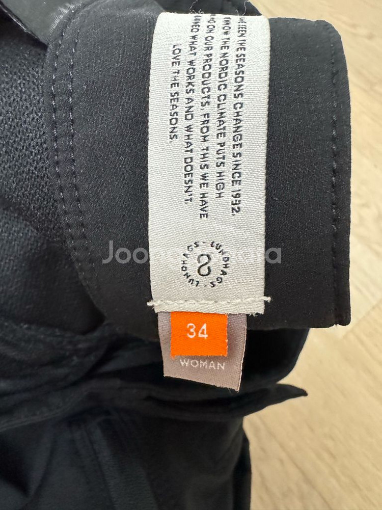 룬닥스 아스크로 팬츠 여성 블랙 34 레귤러--7